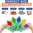 4-Pack Color Sorting Sensory Toys for Toddlers Ages 3+ Montessori Travel Toys Calm Down Toy for Preschool | Flower, Porcupine, Cloudy Rainbow Color Matching Activities Gift Ready for Boys Girls B-Day