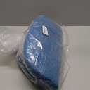 Windsor Chair Cushions for Dining Chairs 1 Pack Non Slip Kitchen Seat Cushion with Ties and Washable Covers Indoor Comfortable Seat Pad with Thick Foam 16.5" x 15.5" x 2" Blue