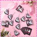 Hotop 30 Sets Breast Cancer Awareness Gifts Ghost Plush Keychains, Halloween Boo with Cards and Bags Pink Ribbons Motivational Gifts for Women Breast Cancer Decoration Party Favor Gift Supplies