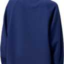 Speedo Unisex-Adult Sweatshirt Crew Neck Pull Over Team Warm Up (Blue, XS)