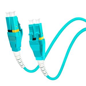 5m (15ft) Uniboot LC to LC 10G OM3 Fiber Patch Cable, Multimode Duplex Fiber Optic Cable Jumper Optical Patch Cord, 50/125, LSZH Jacket