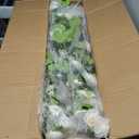 2 Pack Artificial Camellia Tree 43" Fake Tree with 36 Blooming Flowers; 3.6FT Faux Tall Camellia Plants in White Pot,Greenery Potted Plant for Indoor & Outdoor Home Office Porch Decor (White)