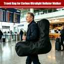 Travel Bag for Carbon Ultralight Rollator Walker, 1680D Oxford Cloth, 18.11 x 16.93 x 3.15 inches