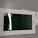 KWANWA LED Digital Clock, Alarm Clock, Wall Clock, 3" LED Digit Display, Adjustable Brightness, Auto Night Mode, Auto Alarm Volume Increasing, Wall-Mount & Table-top, Alarm Clock for Bedroom (White Case-green Led Digit)