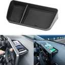 x xotic tech Interior Center Console Dashboard Hidden Secondary Storage Holder Tray Organizer w/Black Anti-Dust Mats, Compatible with Toyota Rav4 2019-2023