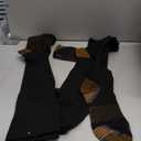 Doctor's Select Copper Plus Size Compression Socks Wide Calf - 2 Pairs | 20-30mmHg Extra Wide Calf Compression Sock Women | Copper Socks for Swelling, Varicose Veins | Extra Wide Calf Compression Sock | Black Wide Compression Socks for Women & Men