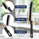 2 x Crevice Cleaning Brush - 6pcs Hard Bristle Shower & Bathroom Gap Cleaning Tools
