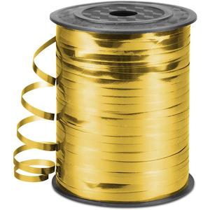 500 Yards Curling Ribbon for Gift Wrapping, 3/16" Balloon String for Christmas Valentine Birthday Wedding Party Festival Decoration, Crafts, Flower Bouquet(Metallic Gold)