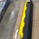 Rubber Cable Ramp Cord Cover Cable Protector Ramps Wire Hose Protective 2 Channel 22000Lbs Load Capacity Traffic Speed Bump for Asphalt Concrete Gravel Driveway Indoor Outdoor, 5 Pack