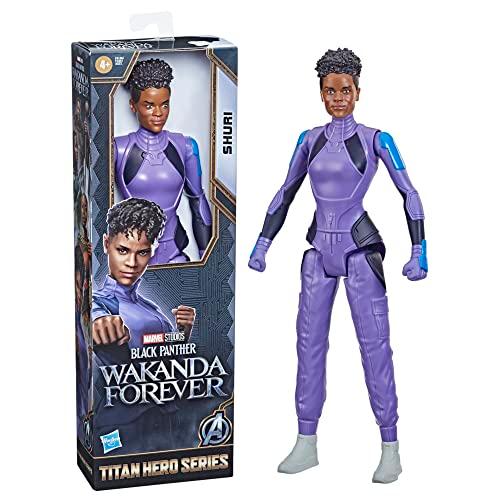 Spider-Man Marvel Studios' Black Panther: Wakanda Forever Titan Hero Series Shuri Toy, 12-Inch-Scale Action Figure, Marvel Toys Kids Ages 4 and Up