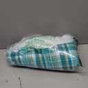 FUAMEY Dog Coat for Large Dogs,Waterproof Dog Winter Jacket with Harness Built in Puppy Cold Weather Coats Reflective Pet Vest with Zipper Warm Fleece Dogs Snowsuit Windproof Green Plaid XL (XL(chest:30in)