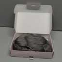 DARLIN HAIR Grey Men's Wig,Old Man Wig Side Part Heat Resistant Natural Layered Synthetic Wigs for Male Guy Daily Use, Cosplay, Halloween, and Costume Party (Silver Gray)