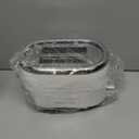 MELLERHOME Retro Toaster 2 Slice, 7 Browning Levels, 3 Functions (Reheat, Defrost, Cancel), Removable Crumb Tray, Under Base Cord Storage, White Toaster Kitchen Appliances