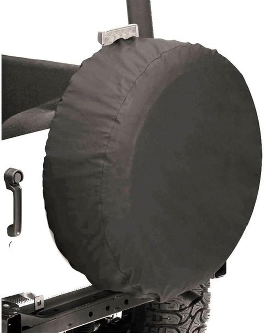 Bestop 6102815 Black Denim Custom Fit Tire Cover - 28" X 8"