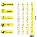 2 x 10 Inch Bee Taper Candles Long Tapered Candlesticks for Baby Shower Bee Themed Party Supplies What Will It Bee Gender Reveal Decorations
