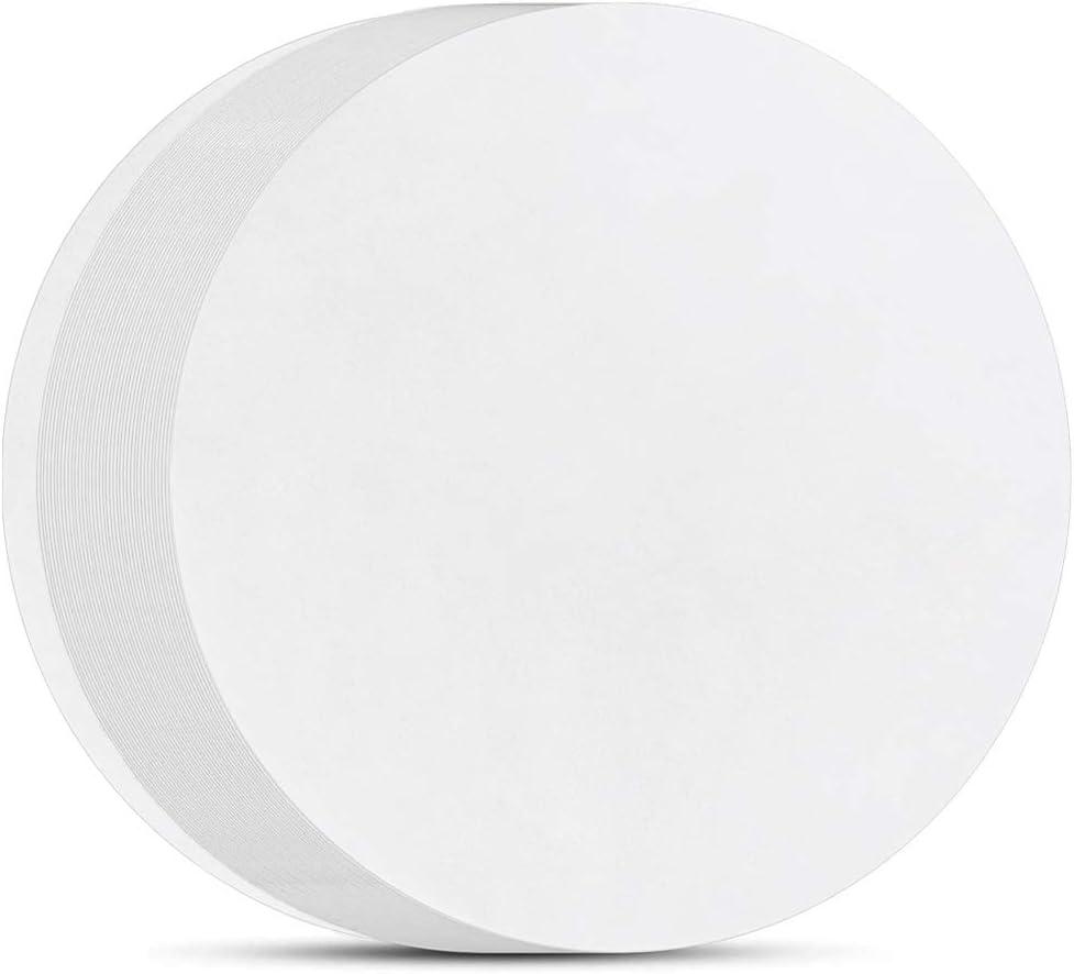 8 Inch Parchment Paper Rounds, Set of 200, Non Stick Baking Parchment Circles, Cake Parchment Rounds for Cake Pan, Springform Pan, Tortilla Press and so on4.5/5.5/6/7/9/10/12in