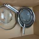 GreenPan Hybrid 6 Piece (8",10" & 12") Stainless Steel Skillets with Lids, 6 Piece Set