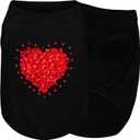 Comfortable Polyester-Cotton Dog Shirt Romantic Rose Petals Heart Pattern, Perfect for Small & Medium Dogs, Soft & Stylish Pet Apparel for Everyday Wear. Black L