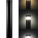 LED Bollard Landscape Light 4.7" Diameter, 10W, 39" Height, 3CCT 3000K/4000K/5000K, 120-277V Outdoor Pathway & Garden Light, IP65 Waterproof, for Driveways & Commercial Landscape