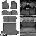 T TGBROS for Kia Sportage Floor Mats 2023-2026 All-Weather Full Set Custom Fit TPE Liners Back Seat Protector Cargo Liner Trunk for Sportage Accessories 6PCS (Not for Hybrid & 2026 SX Prestige Trim)