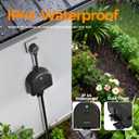 TESSAN Outdoor Smart Plug Waterproof, 2.4GHz WiFi Only, WiFi Smart Outlet with 3 Individual Sockets Compatible with Alexa and Google Home, Remote Control and Timer Function