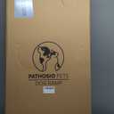 Adjustable Dog Ramp for Bed - Foldable Wooden Ramp for Dogs to Get on Bed, Couch, or Car with 16.5" Wide Walking Space (Walnut Wood with Gray Carpet, Large)