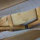 35.5in Narrow Bench for Entryway, Solid Wood, 35.5in/90cm