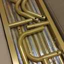 Metal Wedding Arch Backdrop Stand for Parties 6.6FT Gold Balloon Arch Square Frame Kit Pipe and Drape Stand Floral for Ceremony, Wedding, Baby Shower, Birthday Party, Flower Wall Decoration