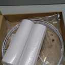 White Lamp Shades Set of 2, Drum Large Lampshades 13" Top x 13" Bottom x 10" High, Replacement Lamp Shades Natural Linen for Table Lamps Floor Lamps, Easy Assembly Required