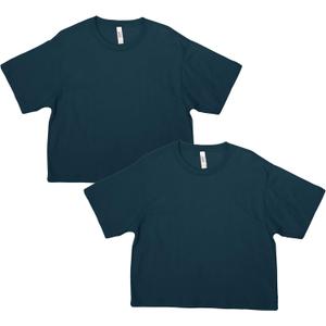 American Apparel Women's Fine Jersey Boxy Style G102 T-Shirt (2-Pack) (M)
