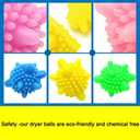 Washer Balls, Laundry Balls, Solid Colorful Laundry Ball, Washing Ball Tangle-Free Reusable Dryer Balls, Lint Catcher for Washing Machine (15 pcs)