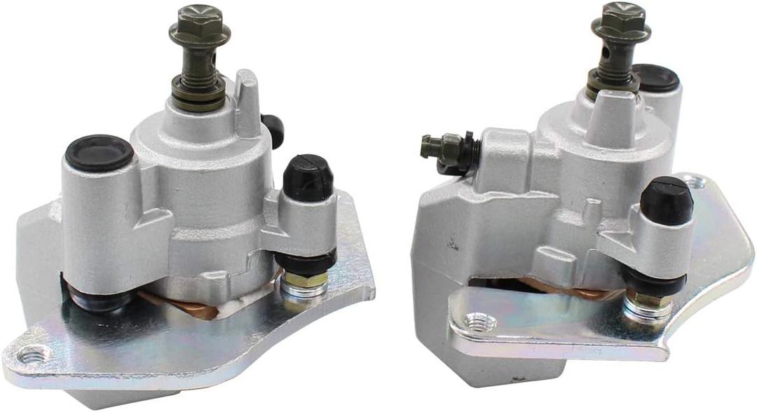 Pack of 2 Front Left & Right Brake Caliper w/ Pads for Honda Rancher 420 TRX420 Foreman 500 TRX500 Foreman Rubicon 500 ATV