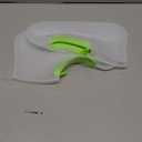 Shiwely Silicone Waterproof Shoe Covers, reusable upgraded overshoes with waterproof zipper, Resistant Rain Boots Non-Slip Washable Protection for Women, Men (L (Women 7.5-10.5, Men 6.5-9), White)