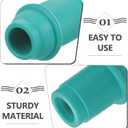 FOMIYES 20Pcs Cupping Pump Nozzle Tips Durable Connectors for Cupping Devices Easy to Install Vacuum Supplies for Home Use Wear Resistant Replacement Parts Body Therapy