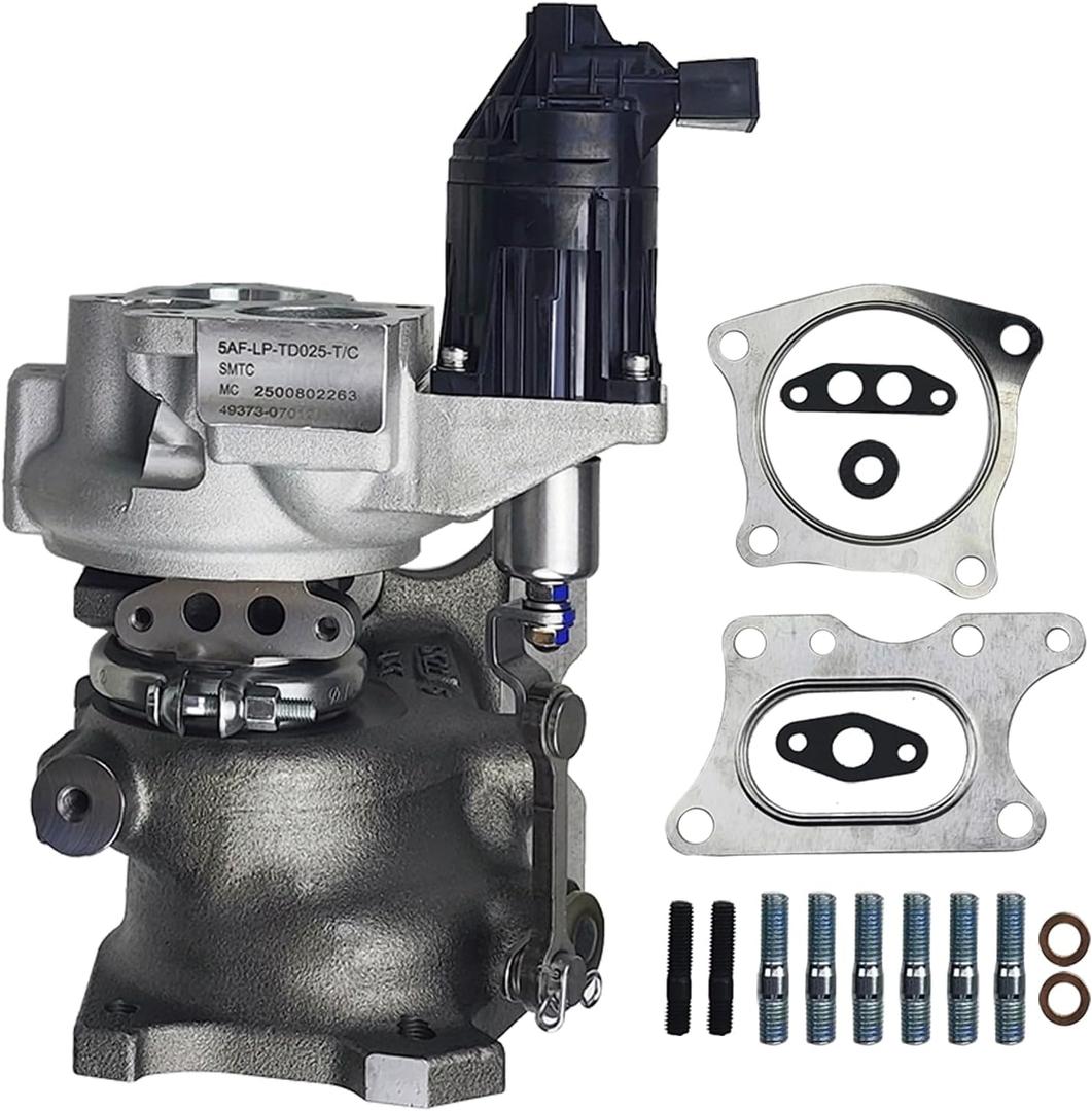 TD025L4B Complete Turbo Turbocharger Kit with Actuator & Gasket Compatible with Honda Civic 2016-2021 L4 1.5L Repalce# 49373-07012, 49373-07013