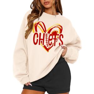 MAPICK Womens Oversized Christian Sweatshirts Fleece Crewneck Sweaters Embroidered GOD IS GOOD Casual Pullover Tops (XX-Large)