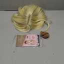 Blonde Bob Wigs for White Women - 12'' Short Bob Wigs With Bangs Natural Fashion Synthetic Wig Colorful Synthetic Hair for Daily Cosplay Halloween