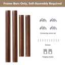 FOLKOR Floater Frame for 24x48 Canvas Paintings,5/6" Deep,Walnut Woodgrain