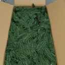 Hananona 2 Pcs 9 Ft Artificial Norfolk Pine Garlands, Real Touch Winter Pine Garland, Green Artificial Greenery Garland for Table, Mantle, Wall, Indoor, Outdoor Christmas Decorations (2, 9 Ft)