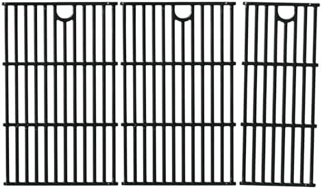FORYEYC 17" Grill Grates for Charbroil Performance 5 Burner 463448021 463449021 463450022 463451022 463455021 463458021, Cast Iron Replacement Parts for Charbroil 463448021, G426-0004-W1 G426-0005-W1