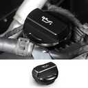 Bevinsee Engine Oil Fill Cap 06K103485C Mk7 GTI Compatible with Audi A3 A4 A5 A6 TT EA888 Gen 3 Compatible with VW Beetle Passat Tiguan Replacement 06K103485A Aluminum Black