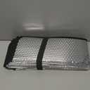 Car Windshield Sunshade, Foldable Sun Shade Visor Cover Block Reflector, Portable Anti Sunlight Protector Screen, Blue Silver Thickened 5 Layer, Front Window Sun Shade, Silver