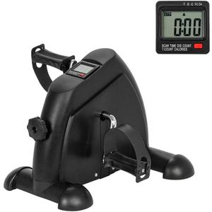 Under Desk Bike Pedal Exerciser, Exercise Bike for Leg/Arm Trainer Pedal Exerciser Foot Peddler Portable Therapy Bicycle Leg Peddler Portable Mini Cycle Bike (Black)