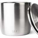 Simple Modern Vacuum Insulated Ice Bucket with Lid and Scoop | For Cocktail, Champagne, Wine, Beer, & Hosting | Stainless Steel 100oz Capacity for Large Parties | Rocks Collection | Simple Stainless