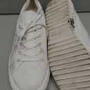 Michael Kors Womens Grove Knit Lace Up, 7.5, Optical White