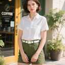 Women Leather Belts for Jeans Pants Fashion Ladies Waist Dresses Belt Gold Round Buckle