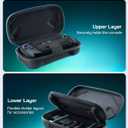 JSAUX Carrying Case for ROG Xbox Ally / ROG Xbox Ally X (2025) Double-Decker, Protective Hard Shell, Dual Layer Portable Travel Storage Bag Fits Adapter, Cable and Accessories -BG0136
