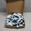 Pop-Up Artificial Christmas Tree with 100LED Lights,Collapsible Pencil Christmas Trees for Holiday Carnival Party Christmas Decorations (Green)