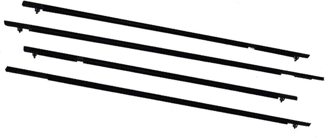 WFLNHB 4pcs Weatherstrip Window Moulding Trim Seal Belt Replacement for 2006-2011 Honda Civic