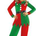 Morph Christmas Elf Costume For Women - Adult Elf Outfit, Festive Holiday Costume, Women's Christmas Attire (X-Large)